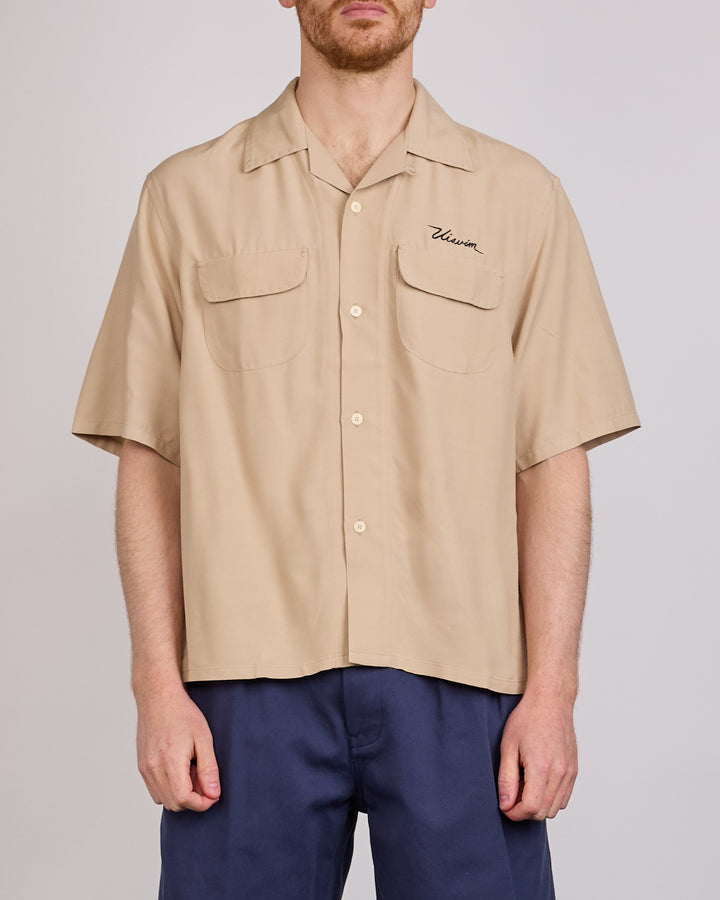 visvim Summer Spot Keesey Short Sleeve Button Shirt Ivory