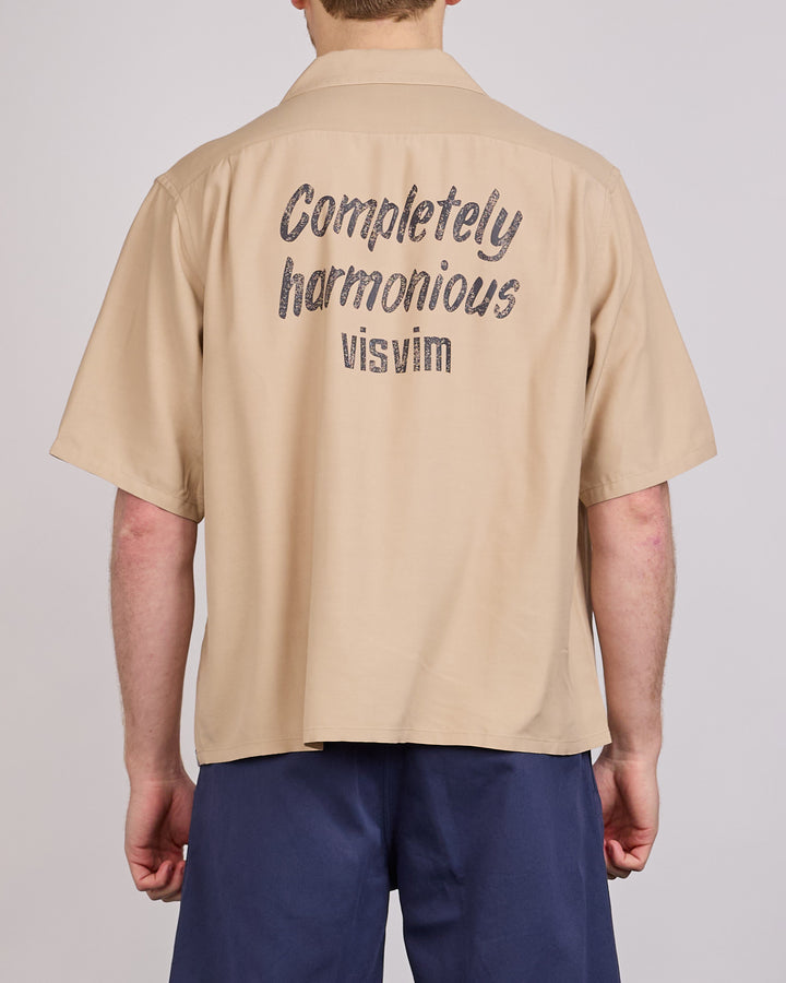 visvim Summer Spot Keesey Short Sleeve Button Shirt Ivory