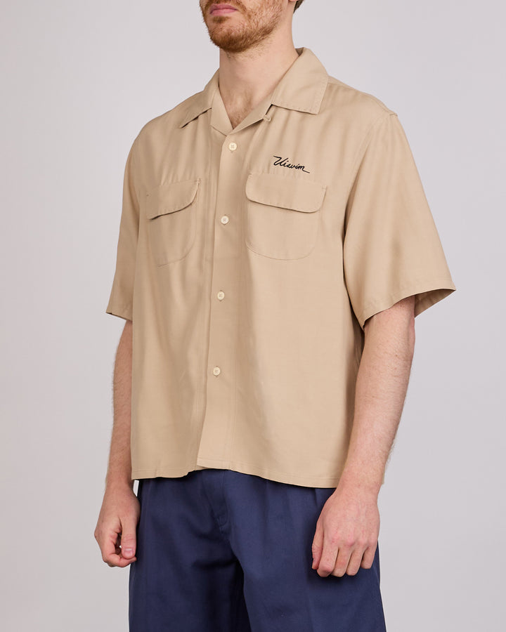visvim Summer Spot Keesey Short Sleeve Button Shirt Ivory