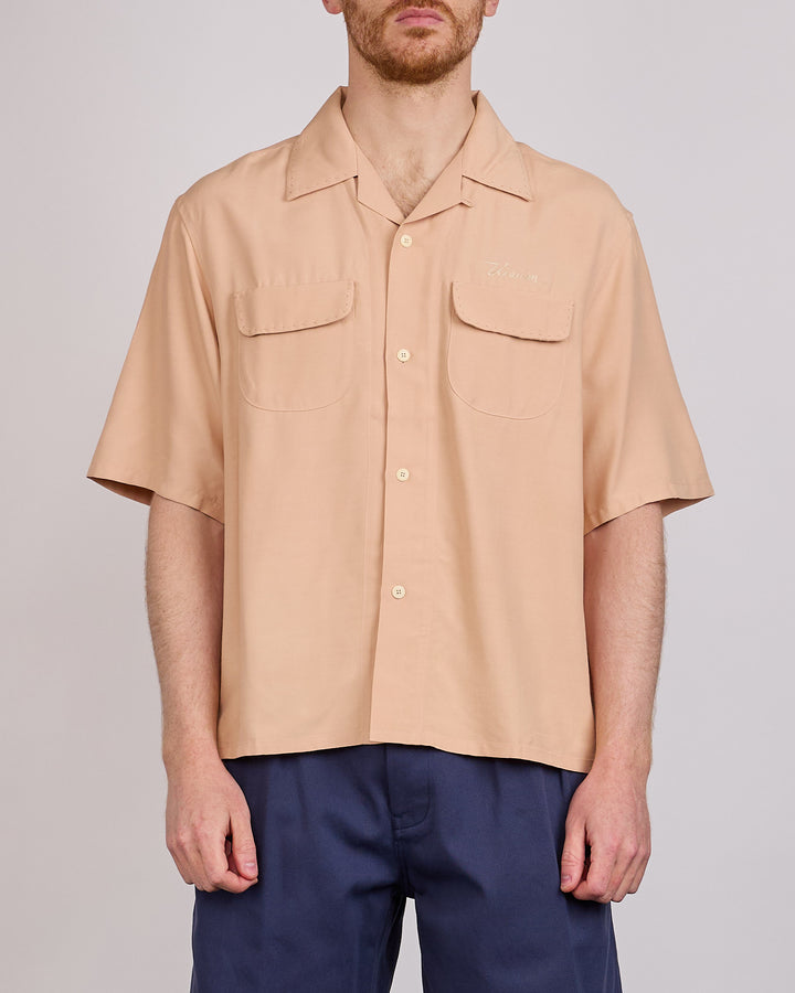 visvim Summer Spot Keesey Short Sleeve Button Shirt Lt.Pink