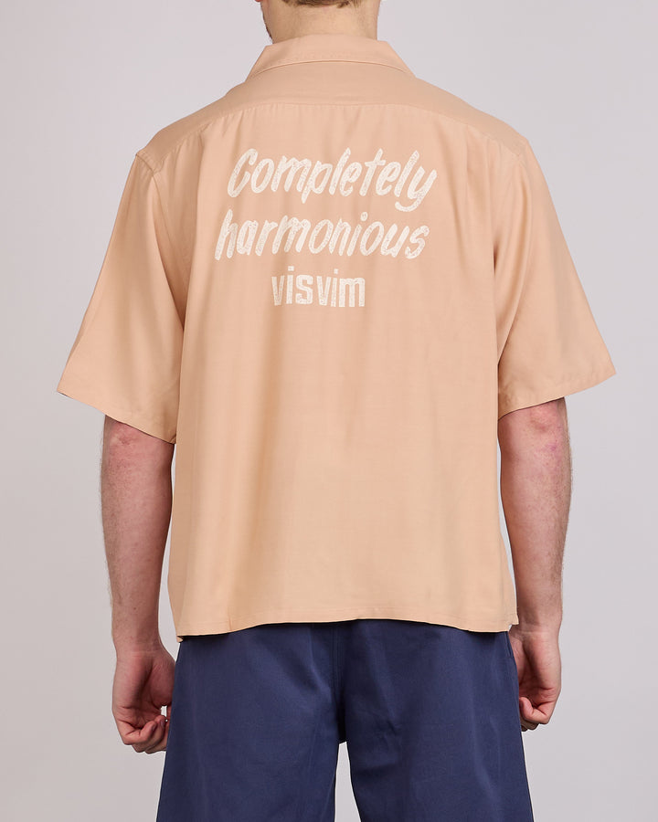 visvim Summer Spot Keesey Short Sleeve Button Shirt Lt.Pink
