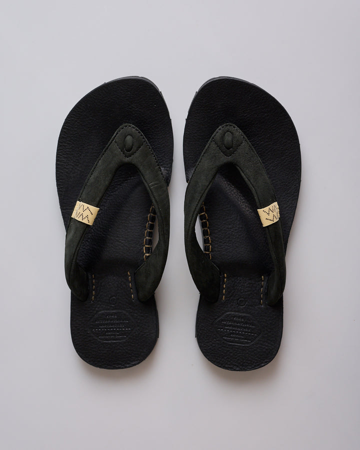visvim Summer Spot Lama Sandal Folk Black