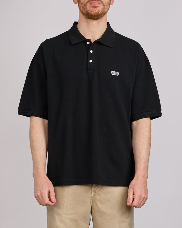 visvim Summer Spot Mondo Weller Polo Shirt Black
