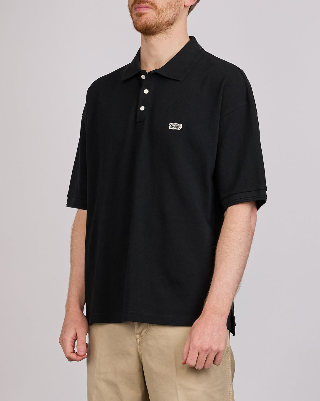 visvim Summer Spot Mondo Weller Polo Shirt Black