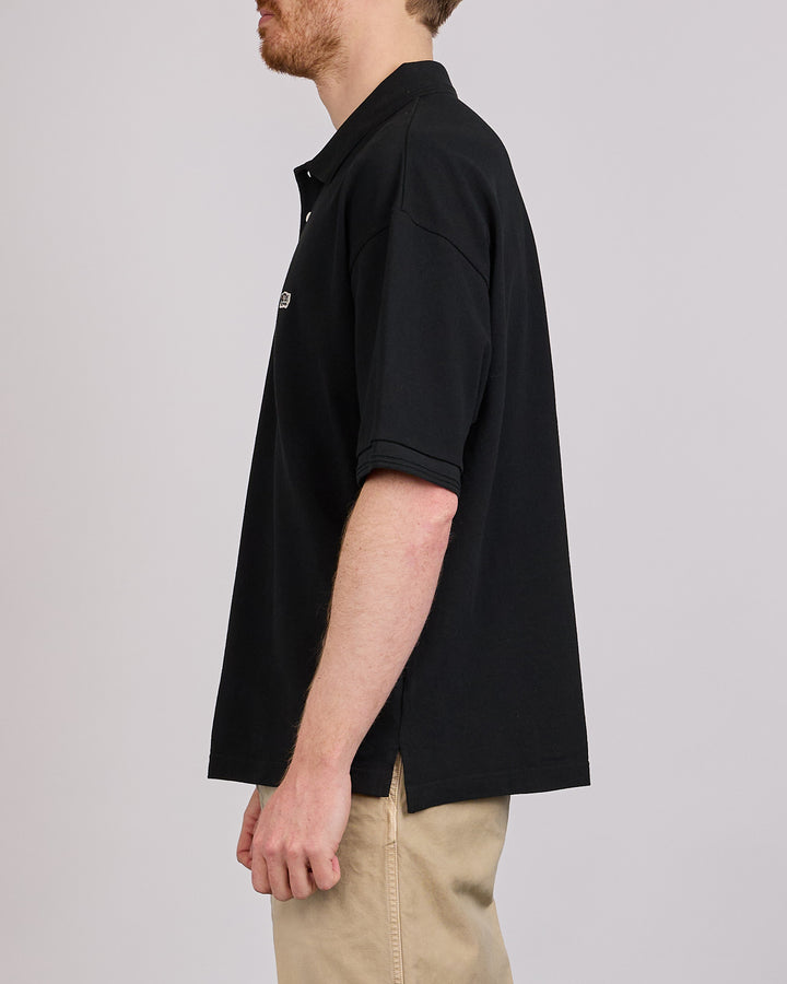 visvim Summer Spot Mondo Weller Polo Shirt Black