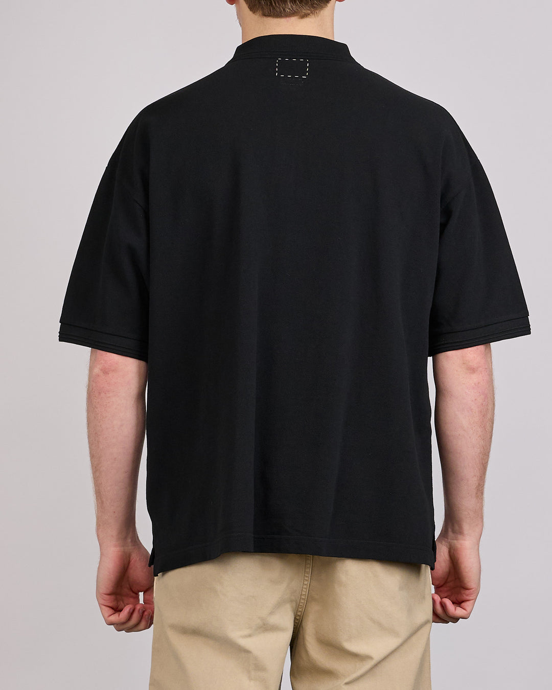 visvim Summer Spot Mondo Weller Polo Shirt Black