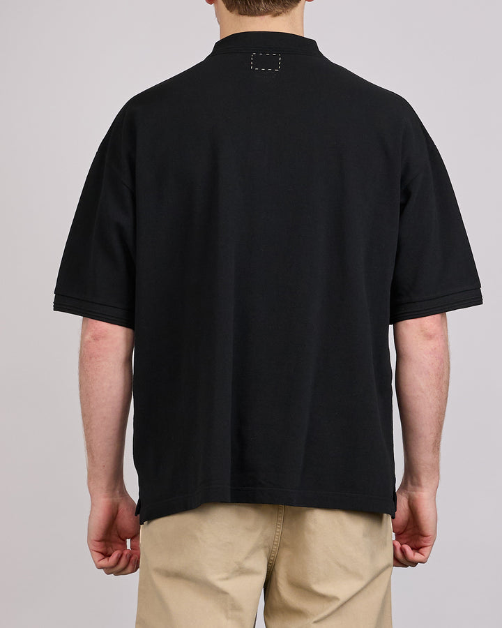 visvim Summer Spot Mondo Weller Polo Shirt Black