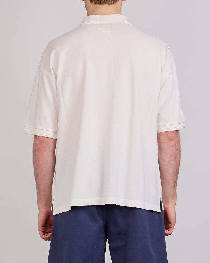 visvim Summer Spot Mondo Weller Polo Shirt Off White