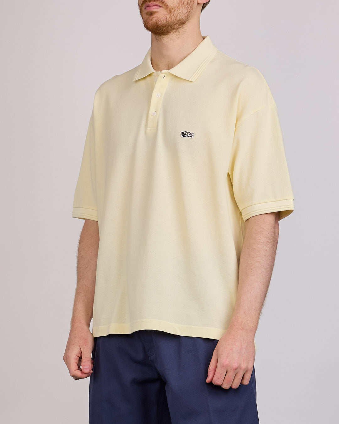 visvim Summer Spot Mondo Weller Polo Shirt Lt.Yellow