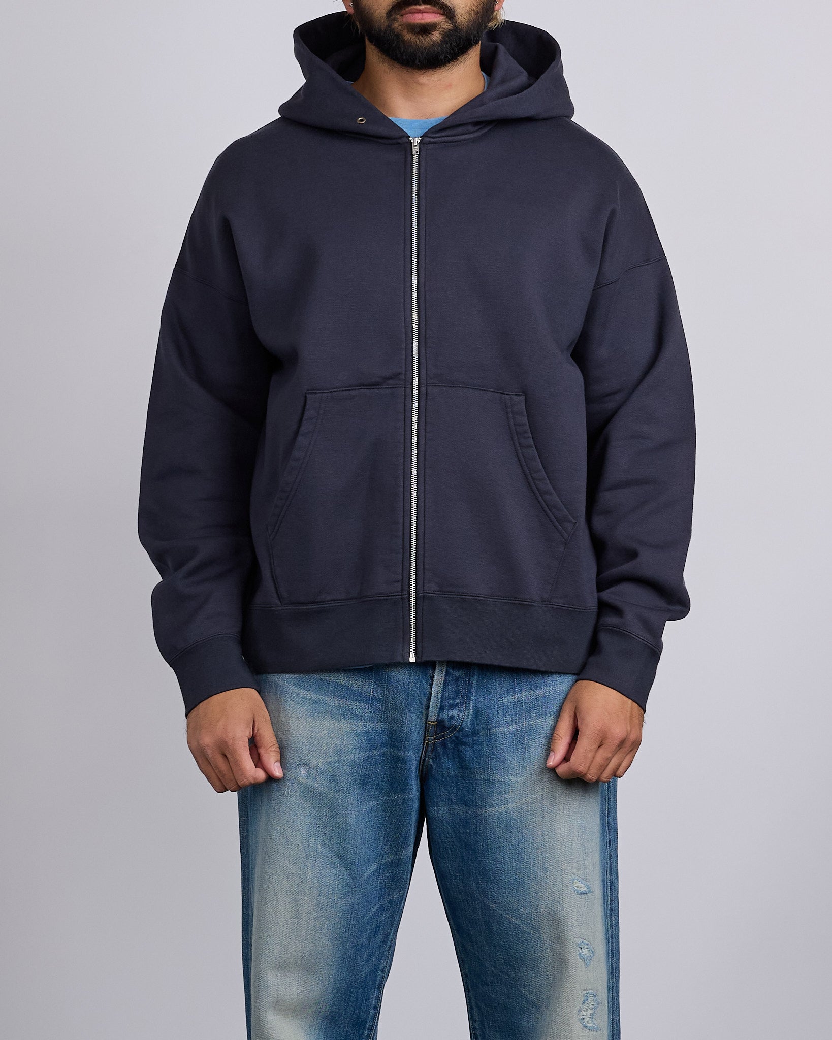 visvim Ultimate Jumbo SB Hoodie Full-Zip Black – LESS 17