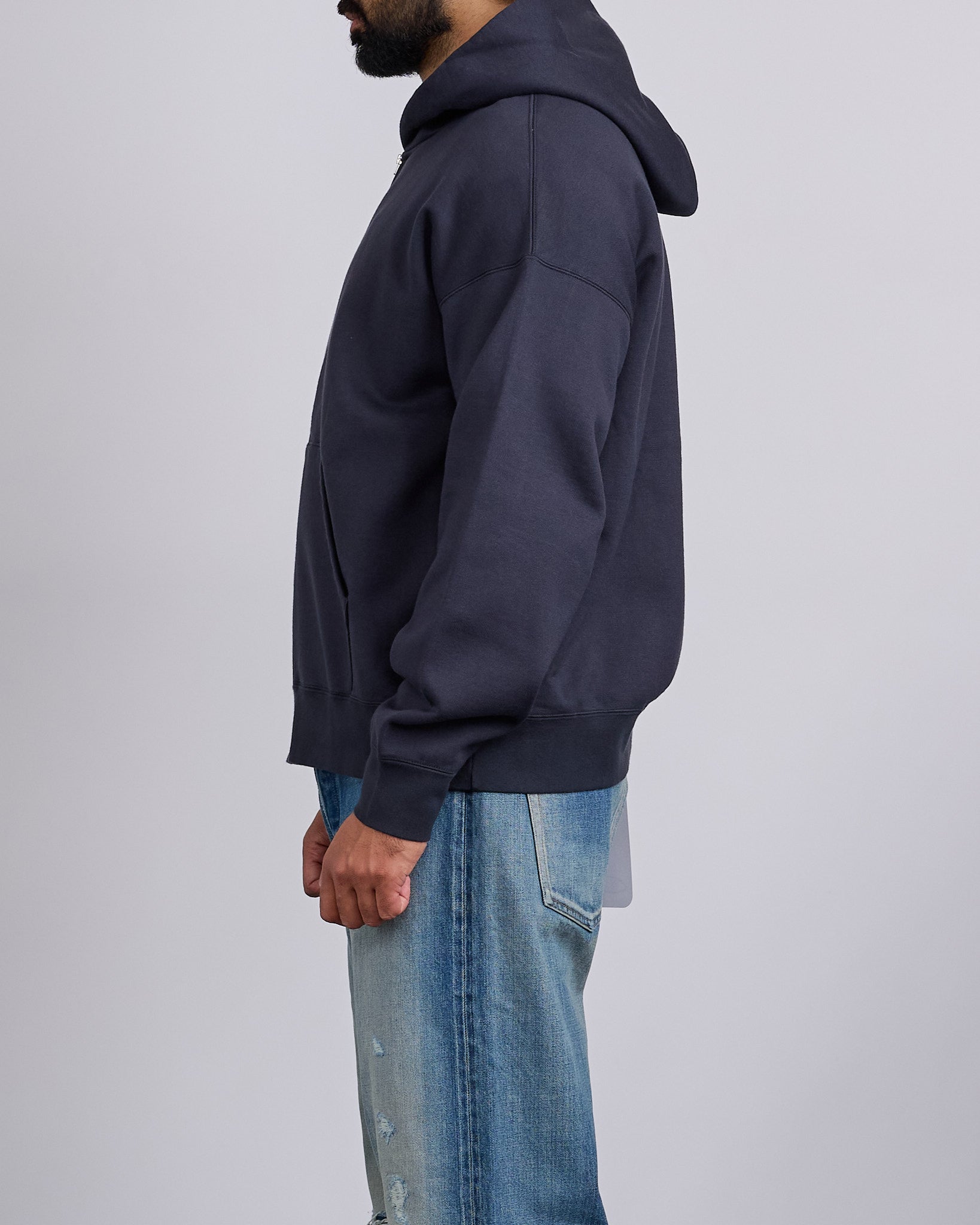 visvim Ultimate Jumbo SB Hoodie Full-Zip Black – LESS 17