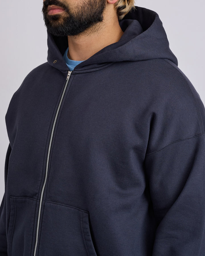 visvim Ultimate Jumbo SB Hoodie Full-Zip Black