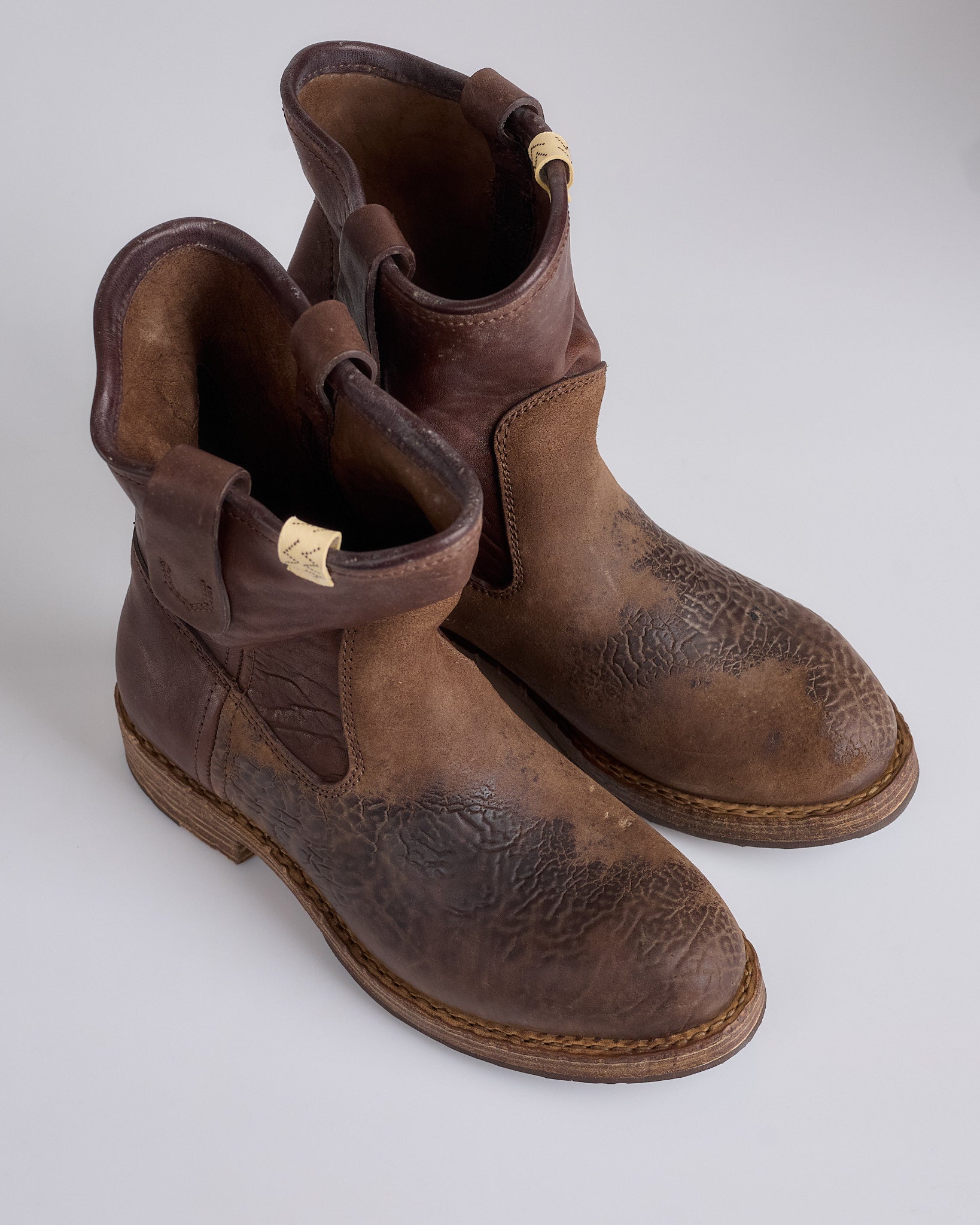 靴 Visvim WABANAKI BOOTS-FILK visvim Wabanaki Boot-Folk Dark Brown – LESS 17