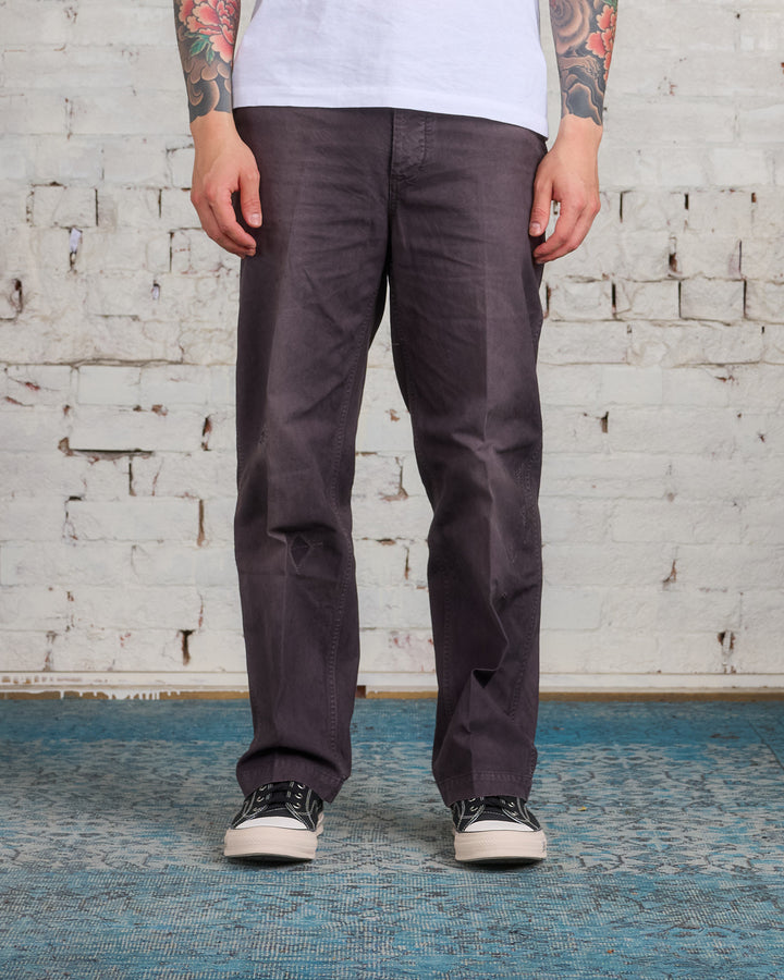 visvim Wide Chino Pant Crash Black