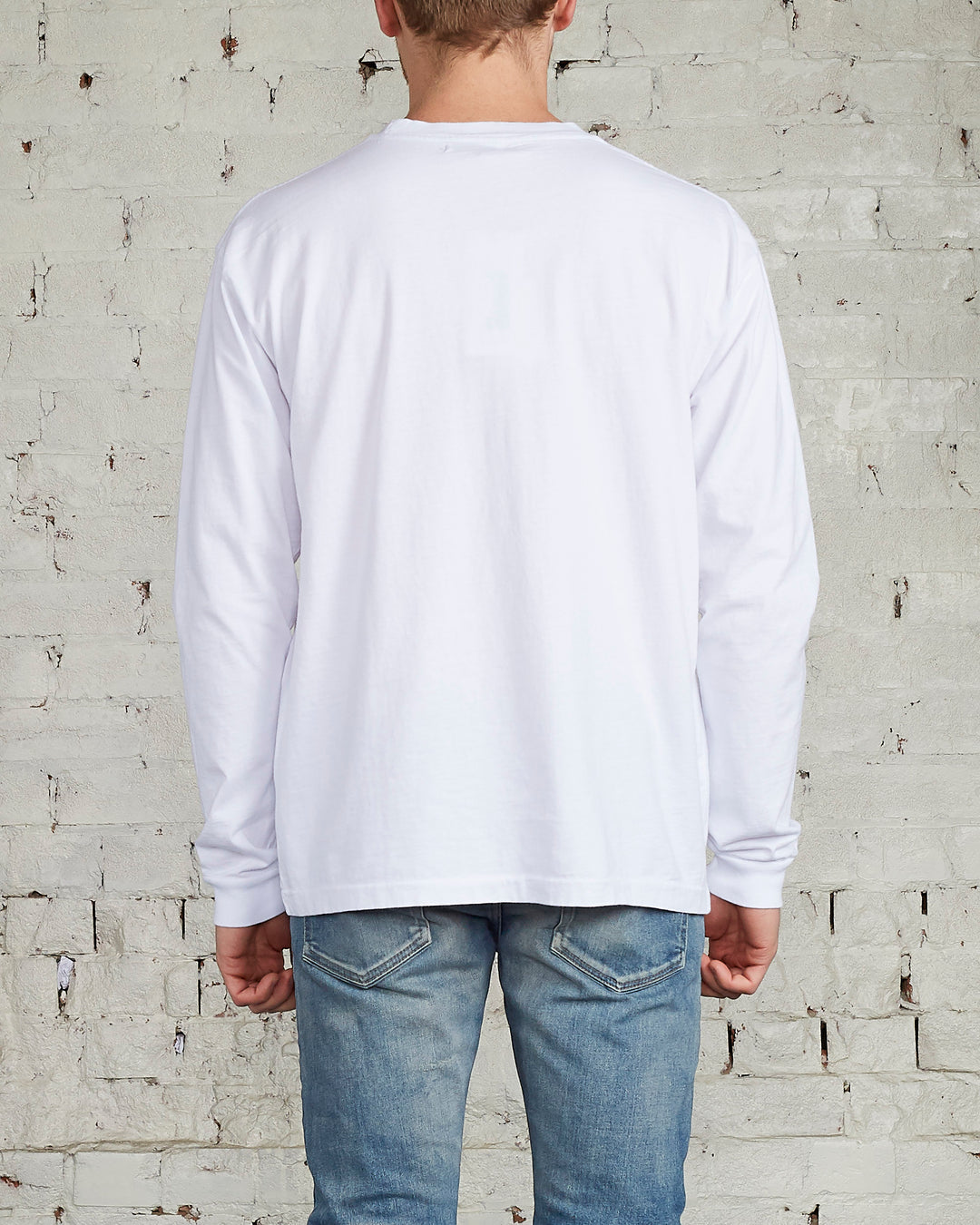 John Elliott University Long Sleeve T-Shirt White