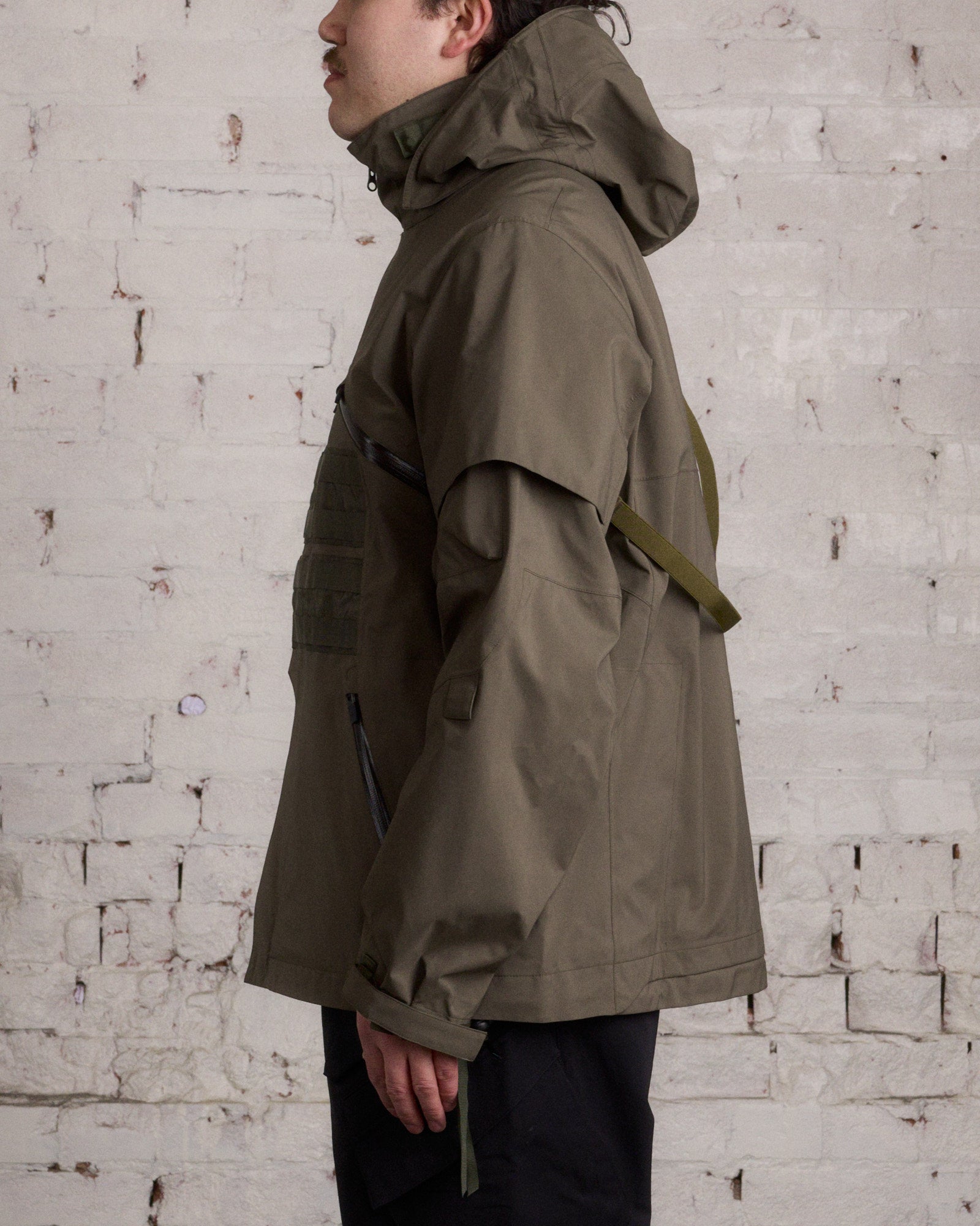 meanswhile 3 layer ventile poncho coat - ポンチョ