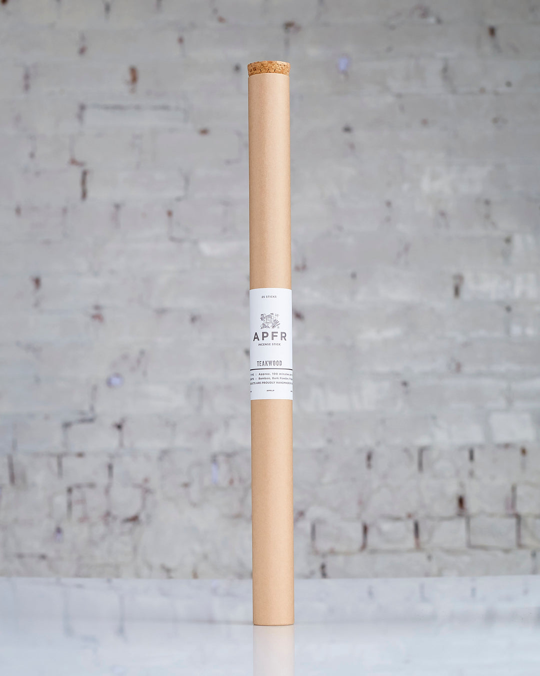 APFR Bamboo Incense Stick 25-Pack Teakwood