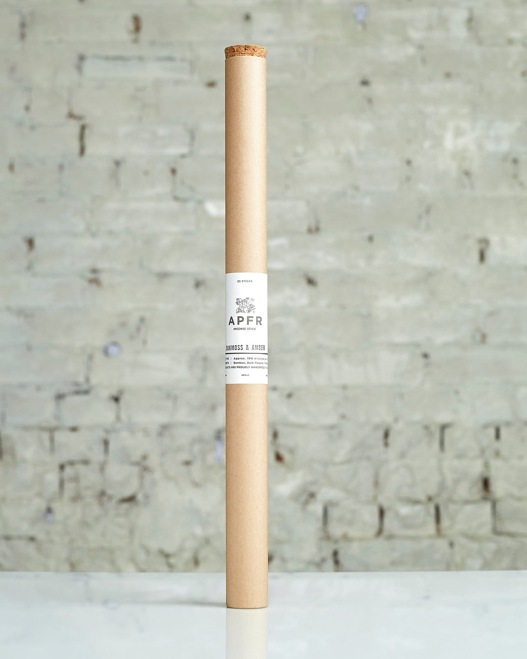 APFR Bamboo Incense Stick 25-Pack Oakmoss & Amber