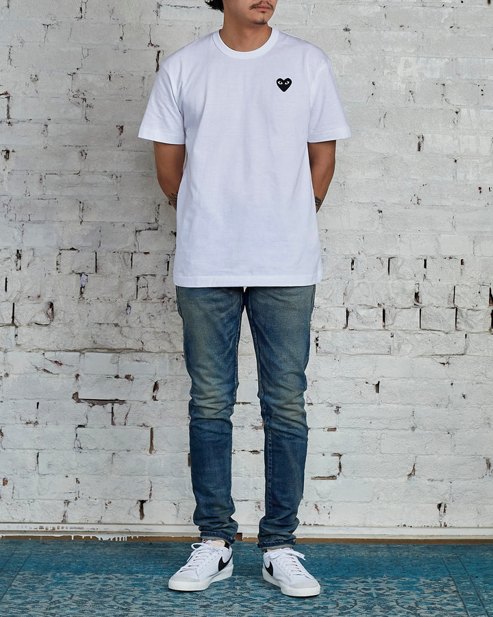 Comme des Garçons PLAY Black Heart T-Shirt White