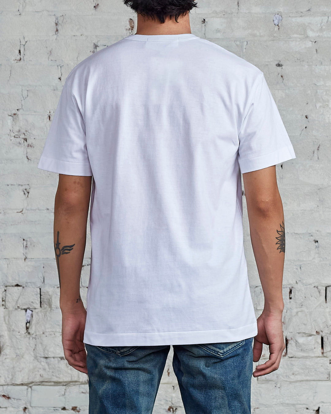 Comme des Garçons PLAY Black Heart T-Shirt White