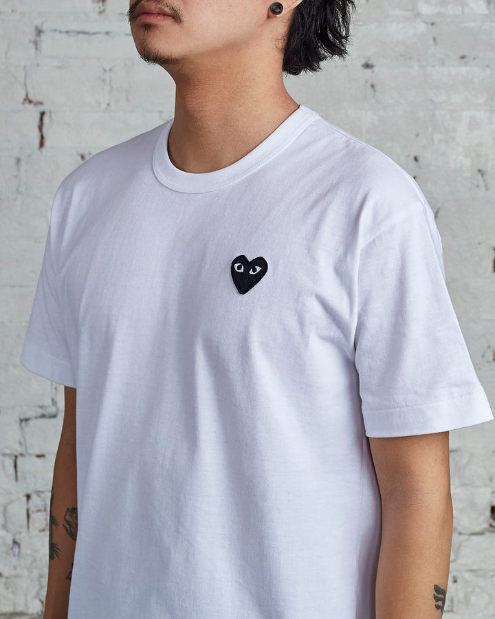 Comme des Garçons PLAY Black Heart T-Shirt White