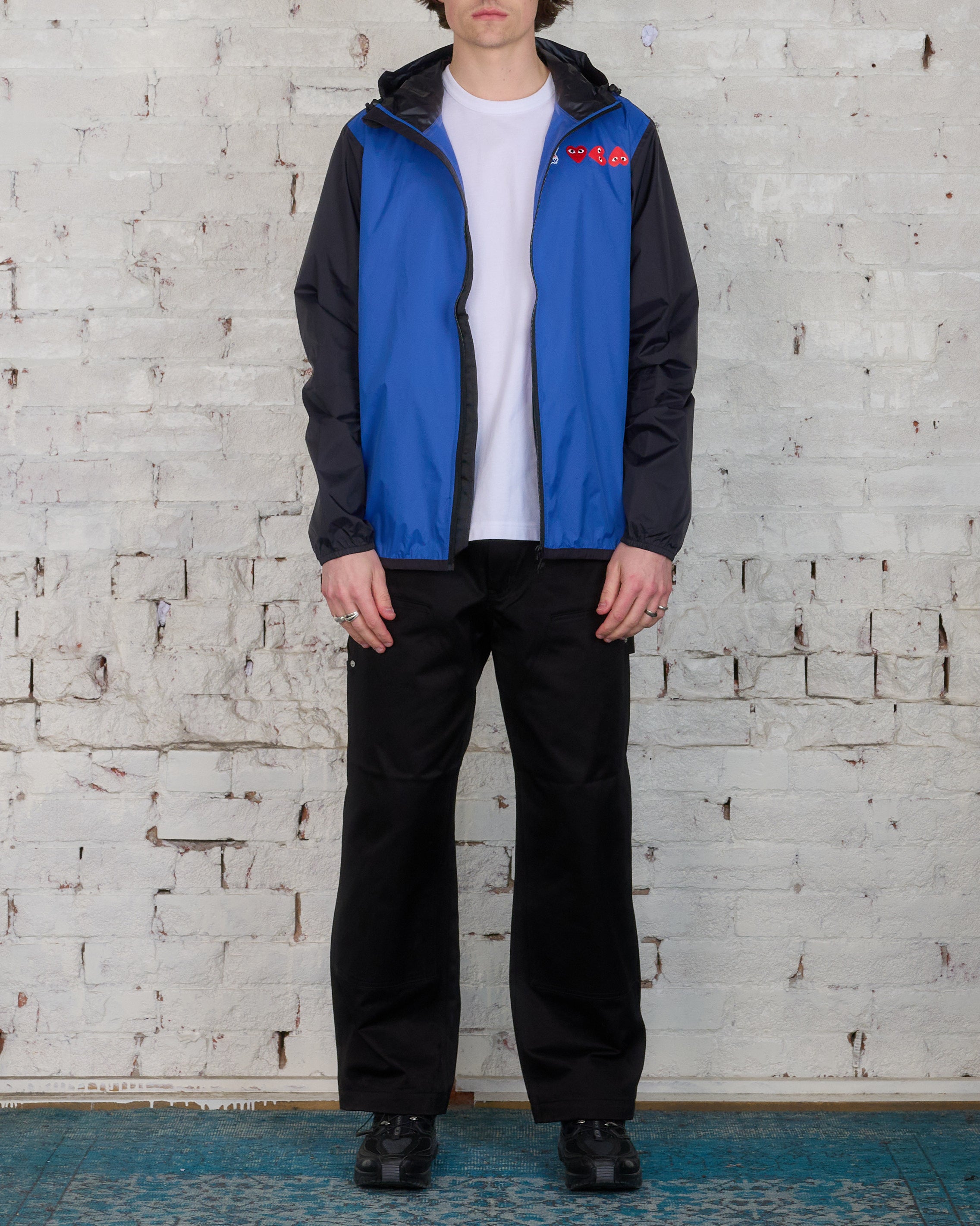 Comme des Garçons Denim Hooded Jacket Comme des Garçons PLAY Comme des Garçons Denim Hooded Jacket Comme des Garçons PLAY