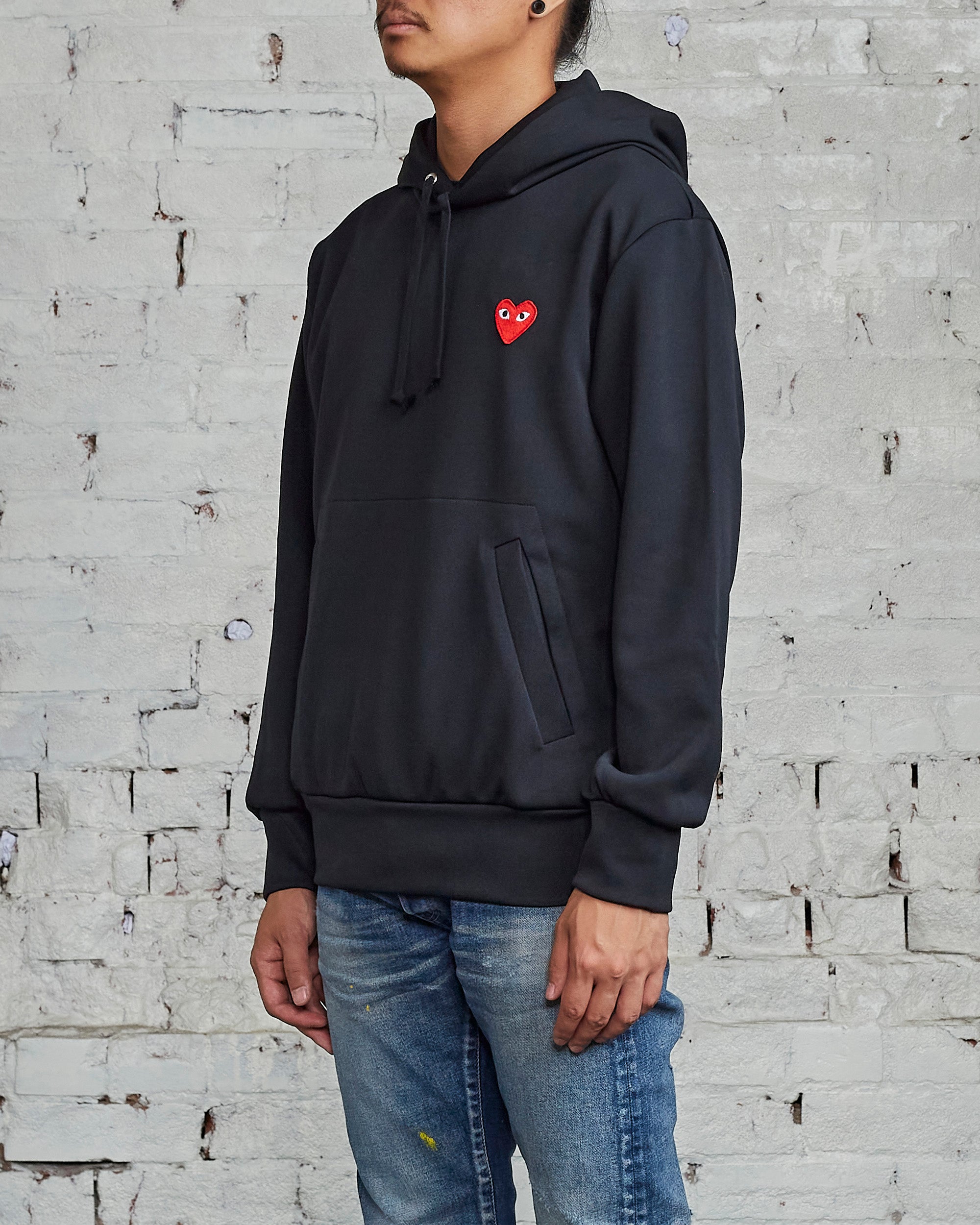 Comme des garcons clearance 3 hearts hoodie