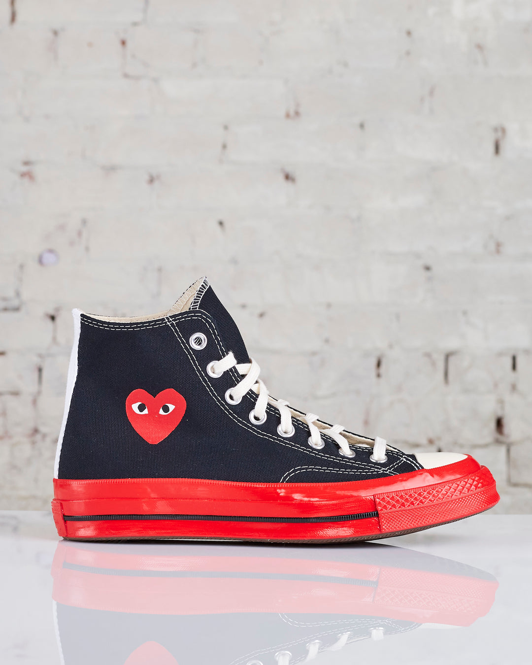 Comme des Garçons PLAY x Converse Chuck Taylor Red Sole Black High