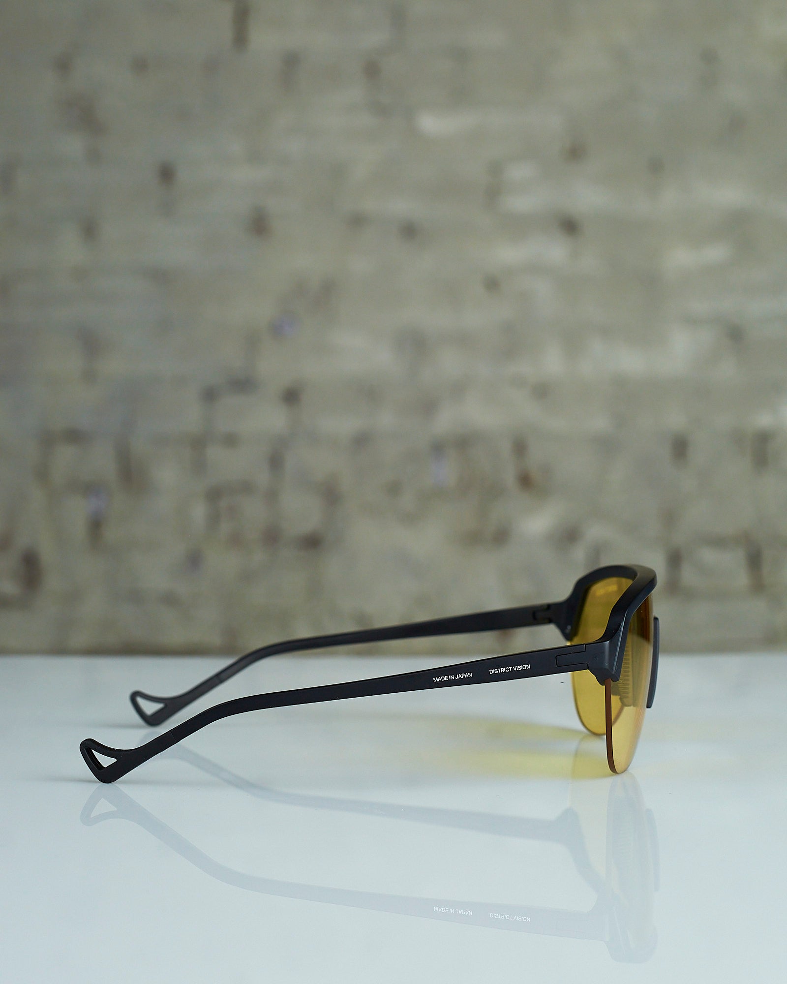 District Vision Nagata Speed Blade Sunglass Black/Yellow