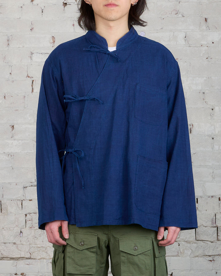 Engineered Garments Tibet Shirt Navy Voile