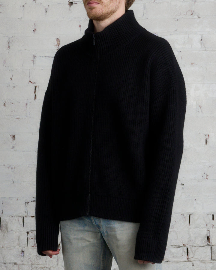 John Elliott Dakota Full-Zip Sweater Black
