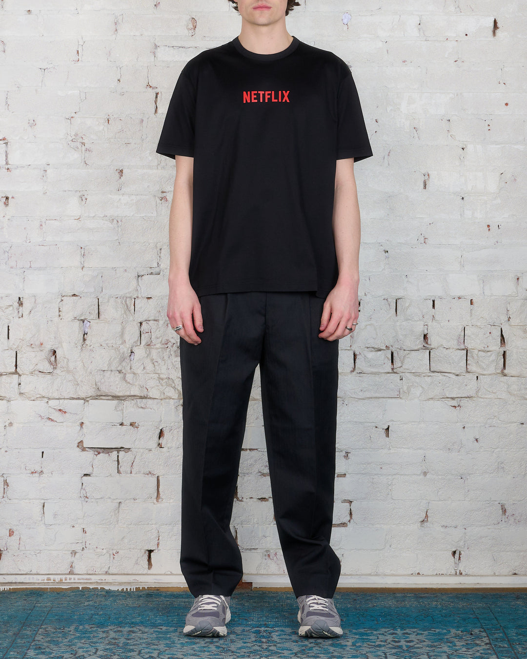 Junya Watanabe MAN Netflix T-Shirt Black