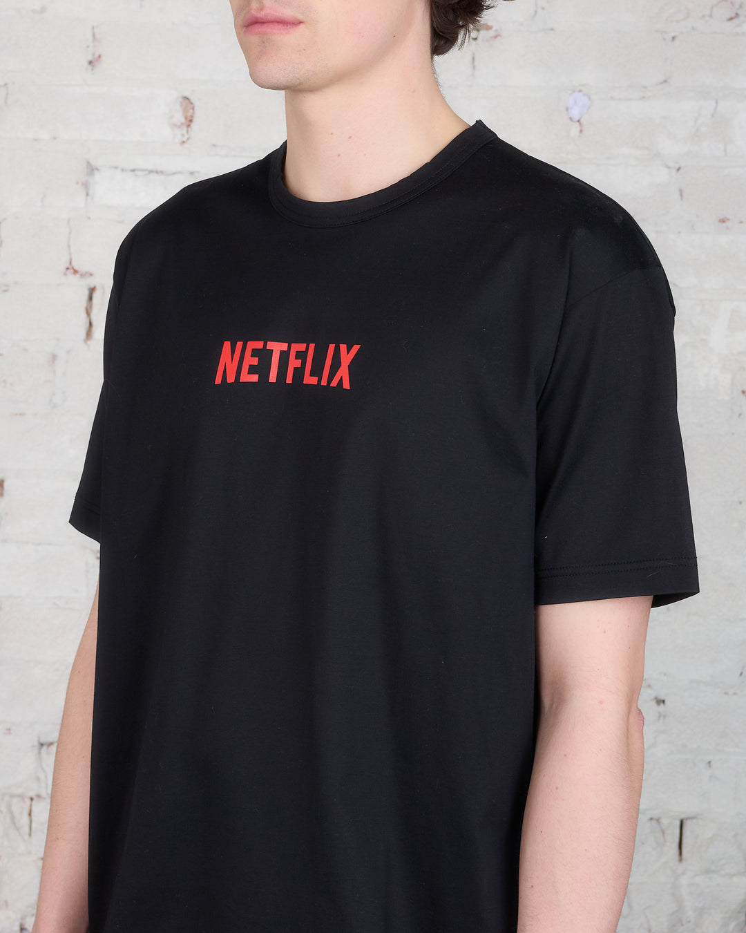 Junya Watanabe MAN Netflix T-Shirt Black