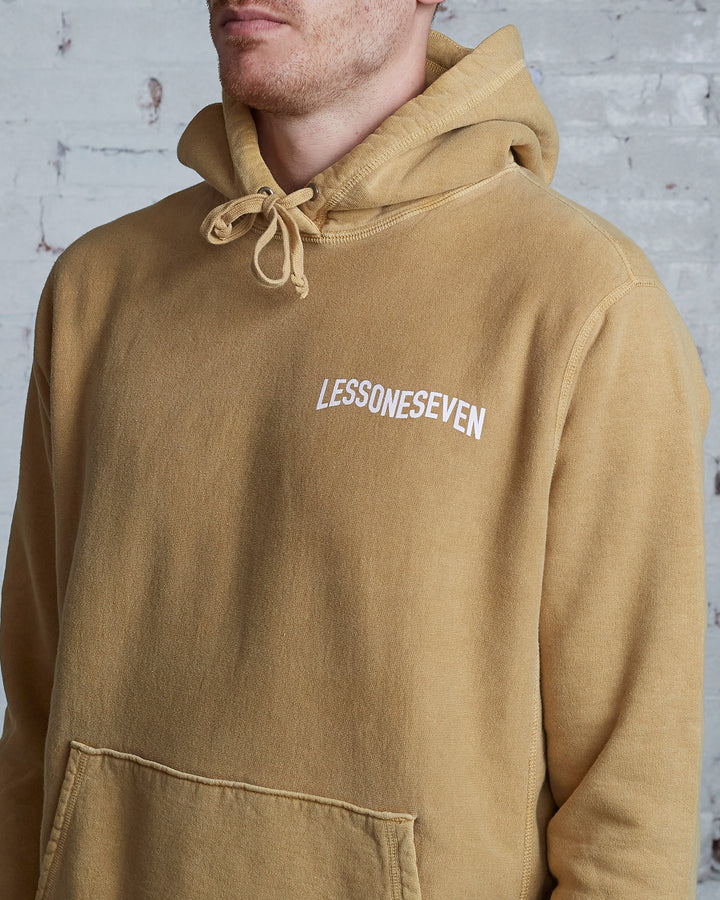 LESS17 Wavy Heavy Hoodie Gold-LESS 17