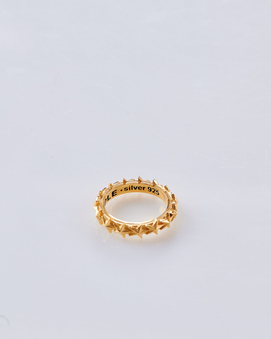 Maple Star Band Ring 14k Gold Plated
