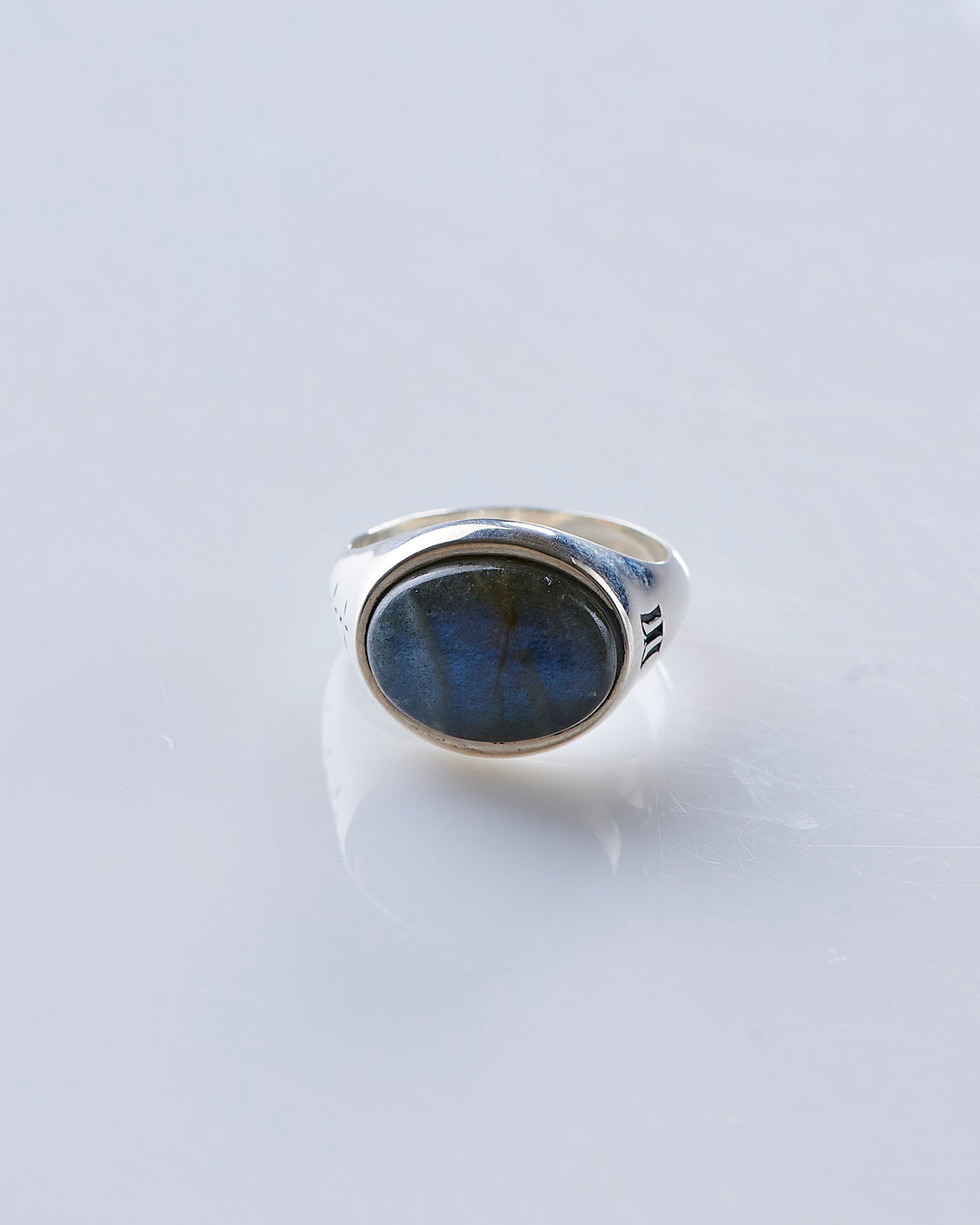 Maple Tubby Ring Silver 925 / Labradorite
