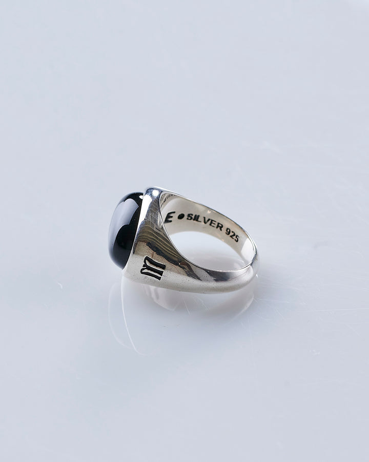 Maple Tubby Ring Silver 925 / Onyx