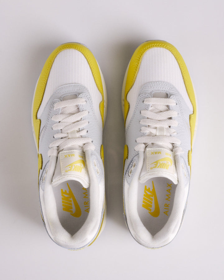 Nike Women's Air Max 1 Photon Dust/Tour Yellow-Wolf Grey-Sail