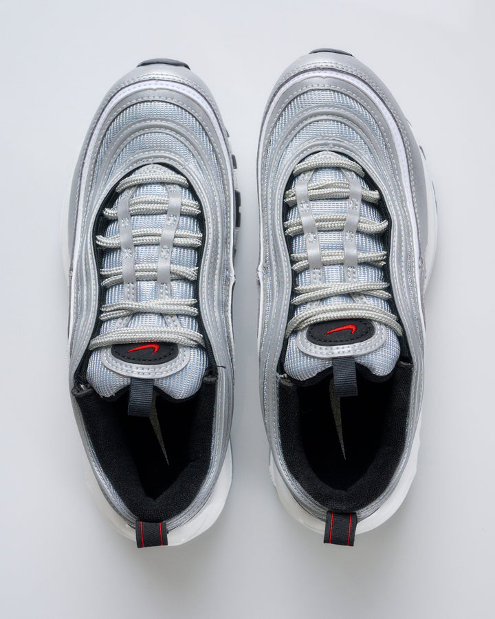 Nike Women's Air Max 97 Metallic Silver / Varsity Red-White-Black