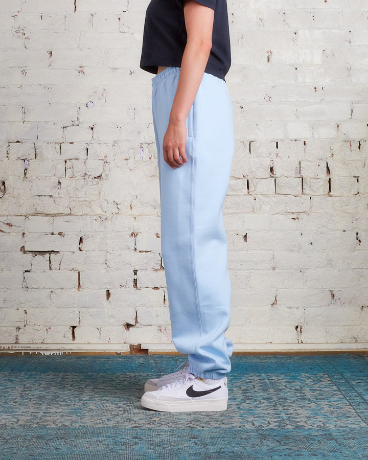 Nikelab Women's Solo Swoosh Fleece Pant Celestine Blue/White