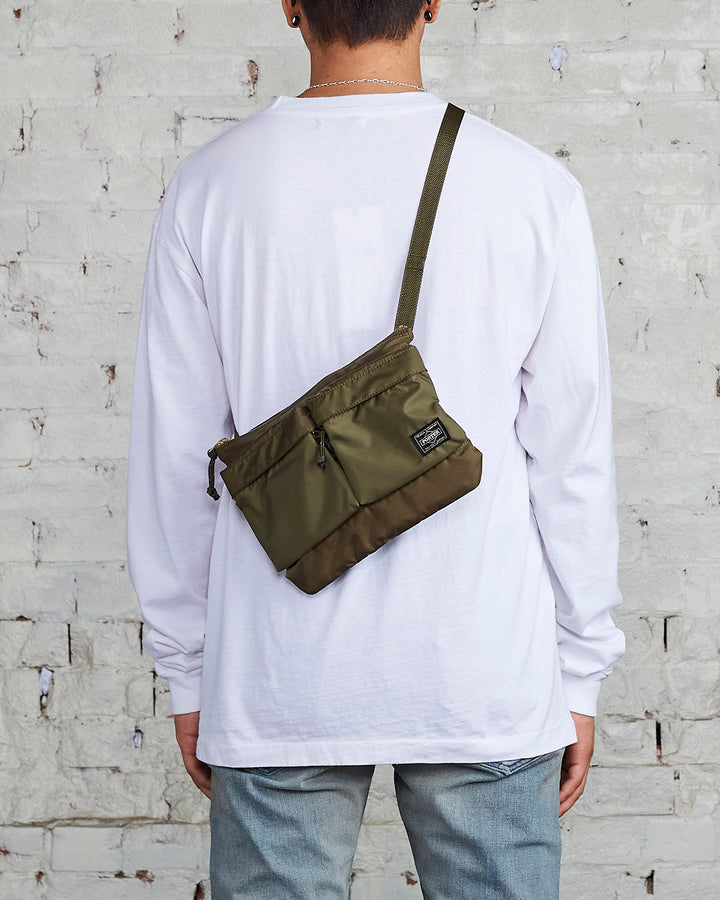 Porter Force Shoulder Bag Olive Drab