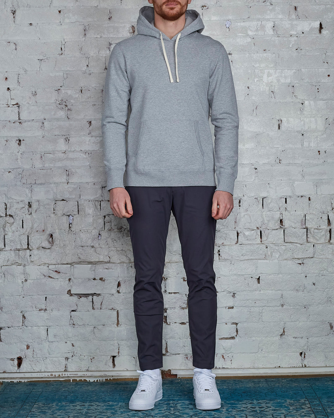 Reigning Champ Core Pullover Hood Heather Grey