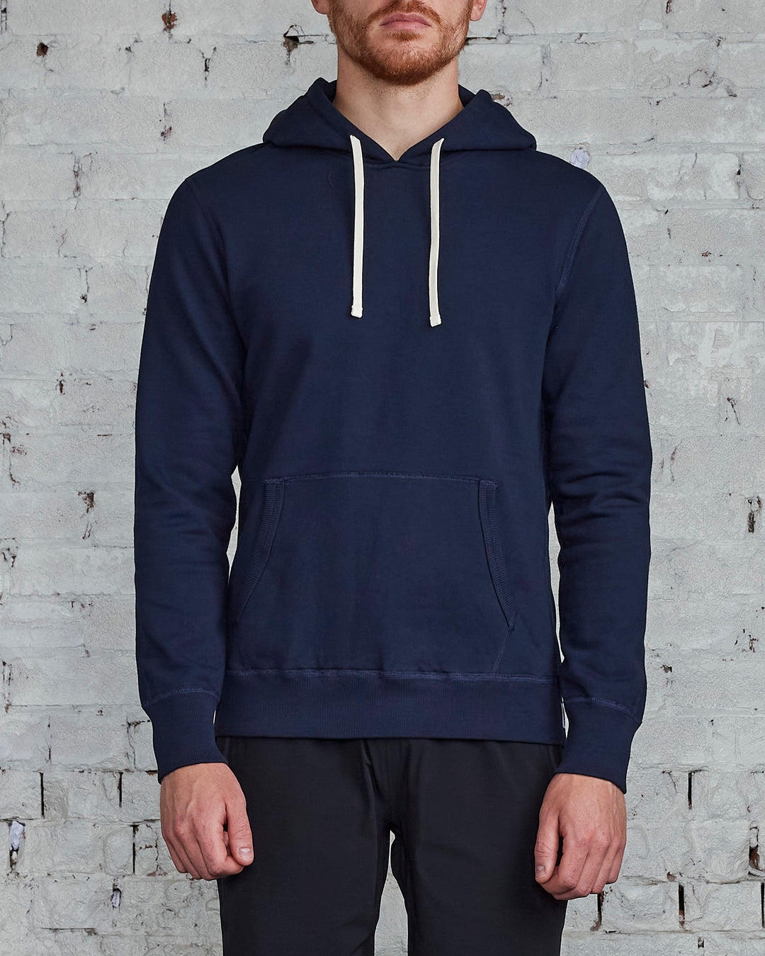 Reigning Champ Core Pullover Hood Navy