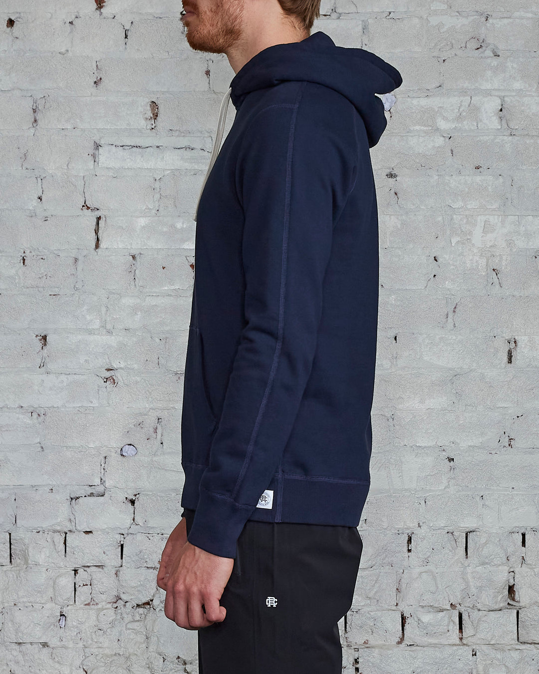 Reigning Champ Core Pullover Hood Navy