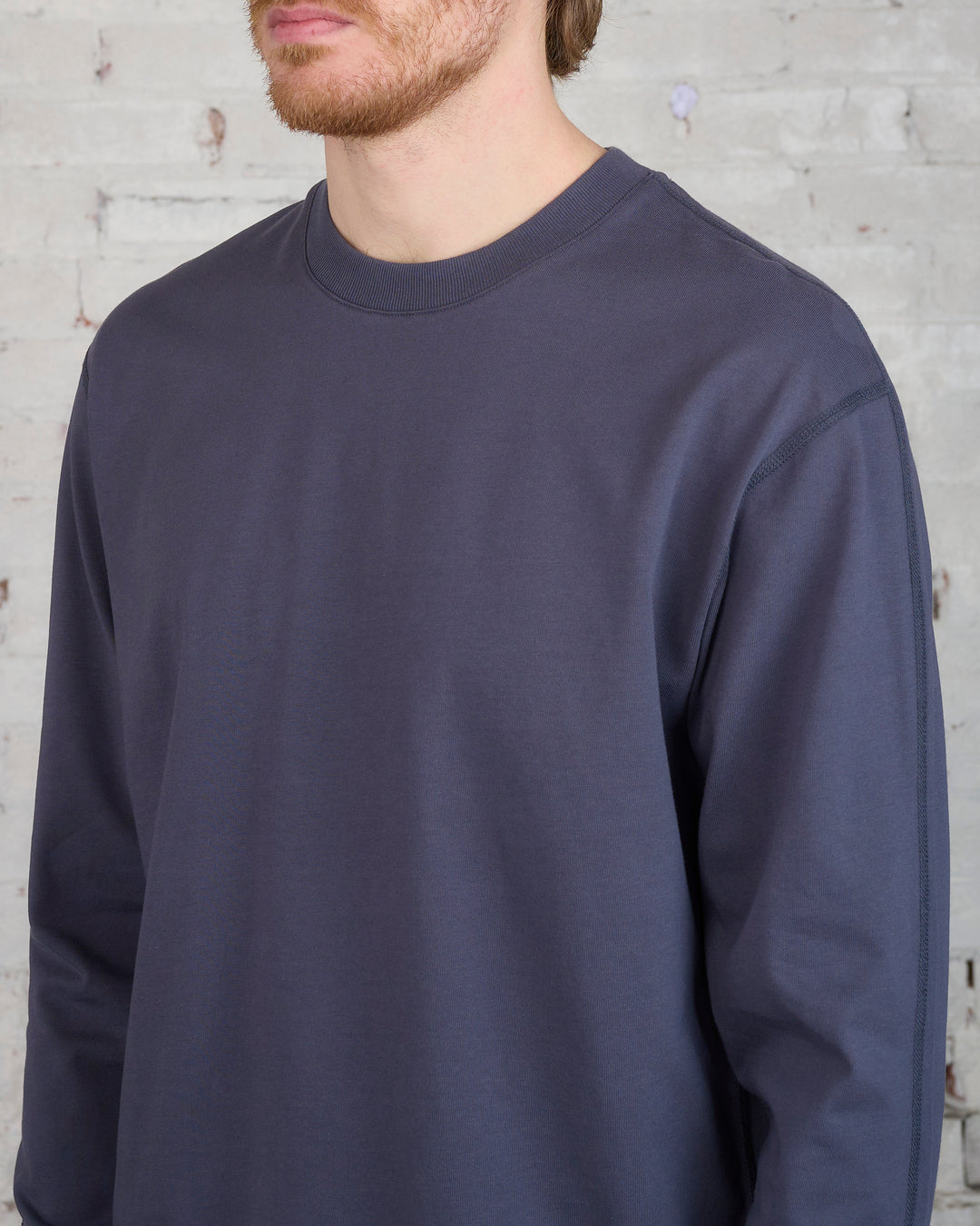 Reigning Champ Midweight Relaxed Long Sleeve T-Shirt Midnight