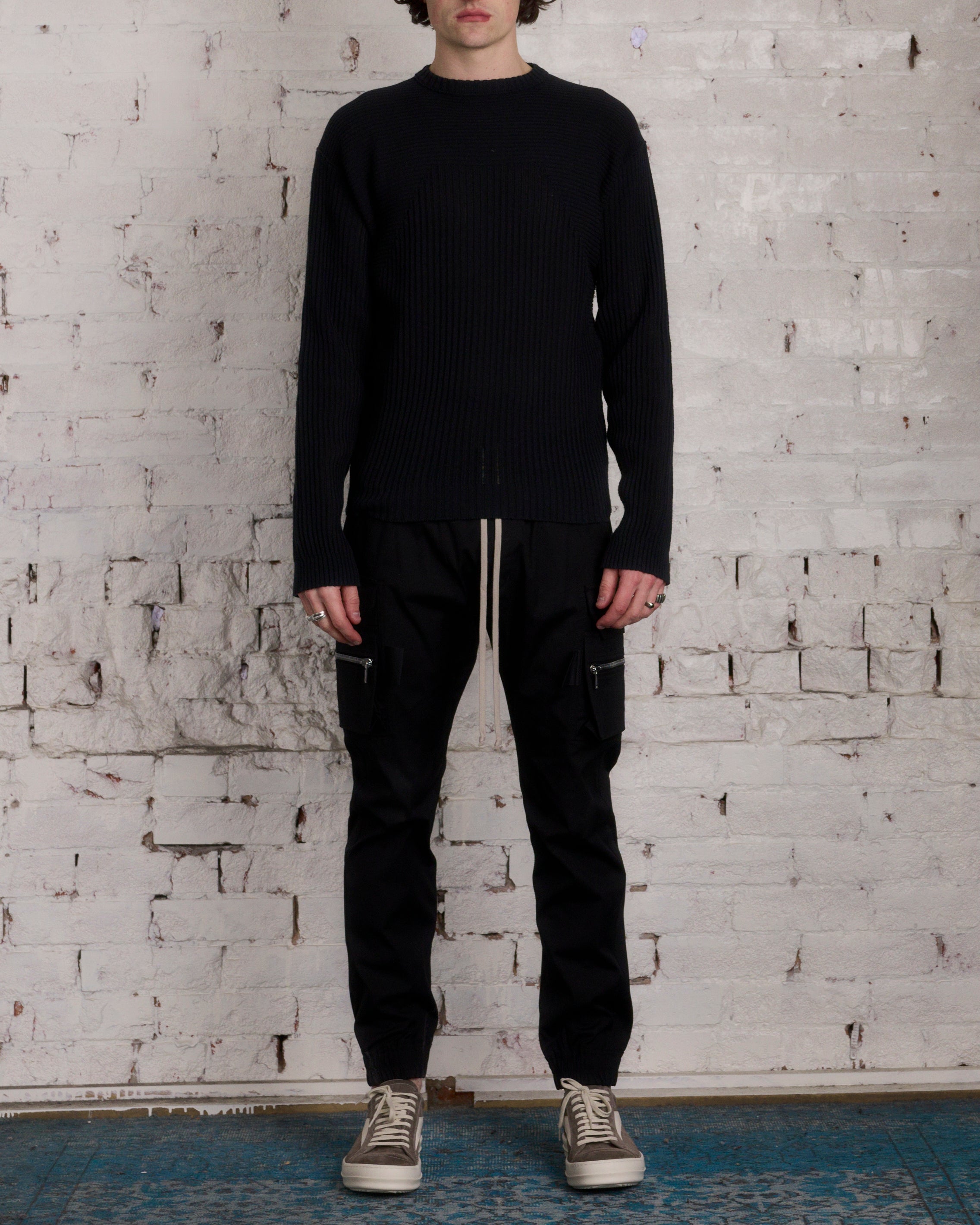 Rick Owens BIKER ROUND NECK | md.sarconappliancerepair.com