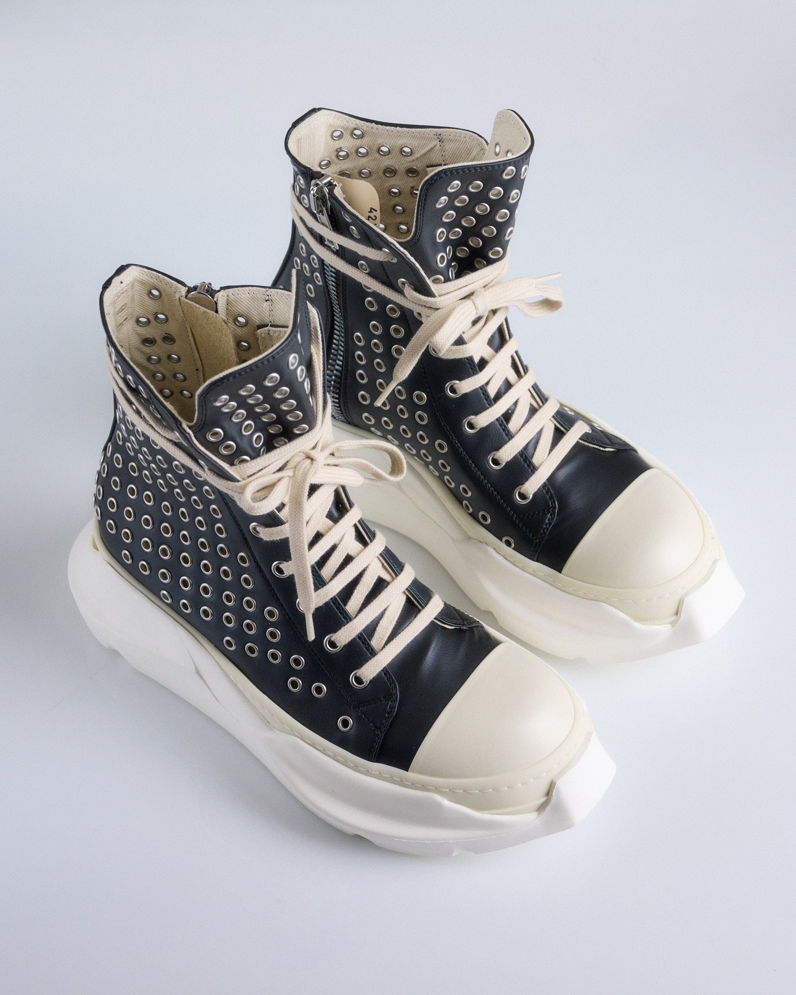 Rick Owens DRKSHDW Abstract Sneaker VL Eyelets Black/Milk