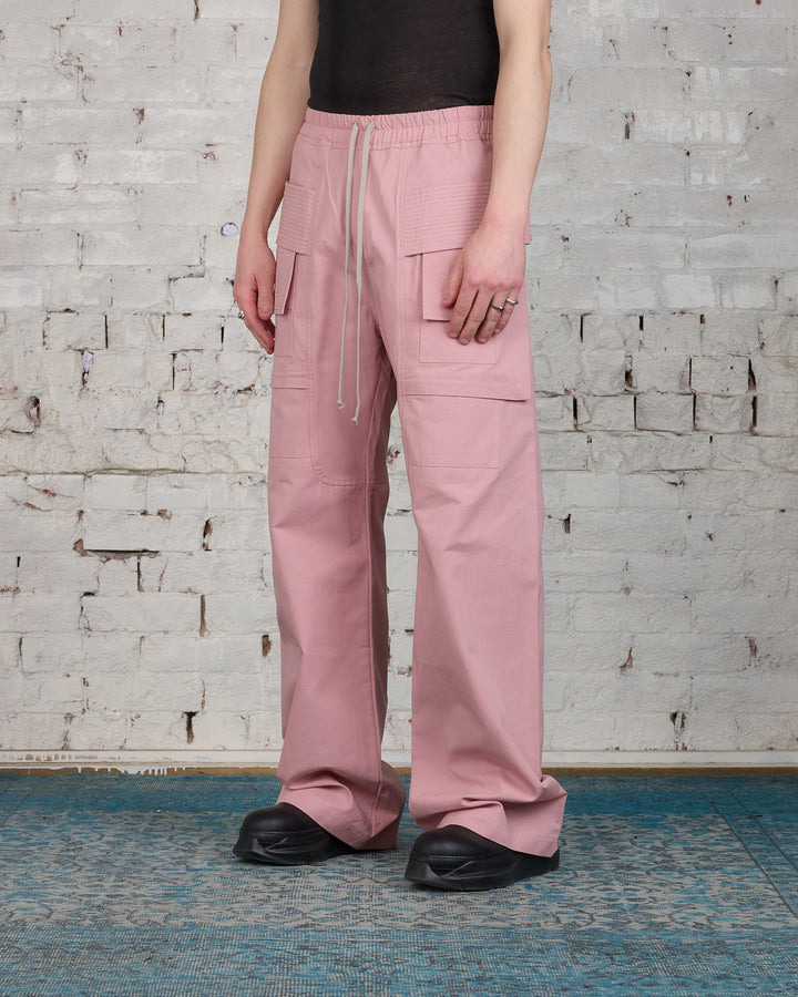 Rick Owens DRKSHDW Creatch Cargo Pant Ripstop Faded Pink