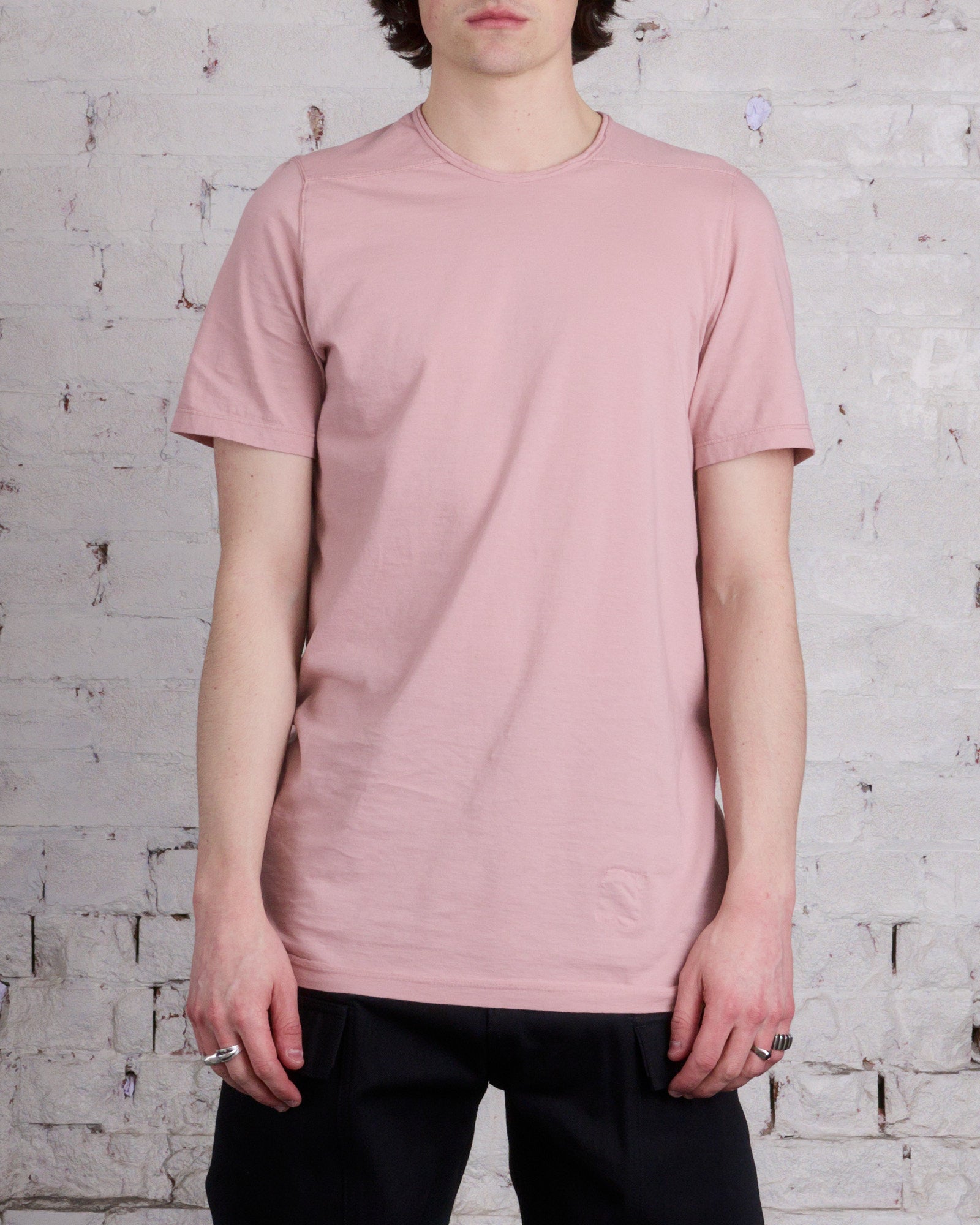 Rick Owens DRKSHDW Level T-Shirt Faded Pink