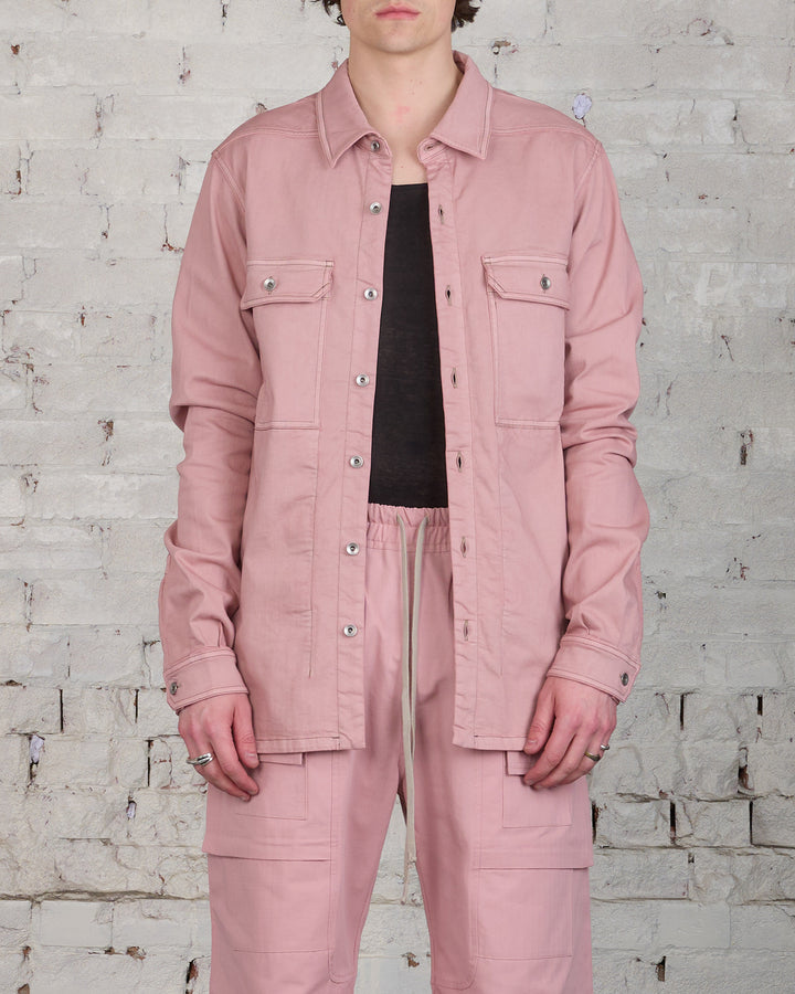 Rick Owens DRKSHDW Outershirt SDO Faded Pink